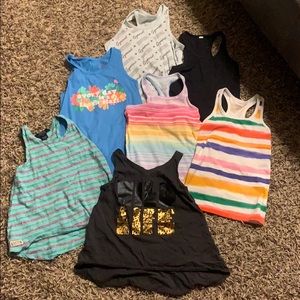 Lot of girls size 6 tank tops
